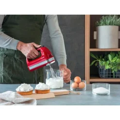 Brotbacken|Weihnachten<KitchenAid Handmixer 20 cm 85 W Artisan Empire Rot