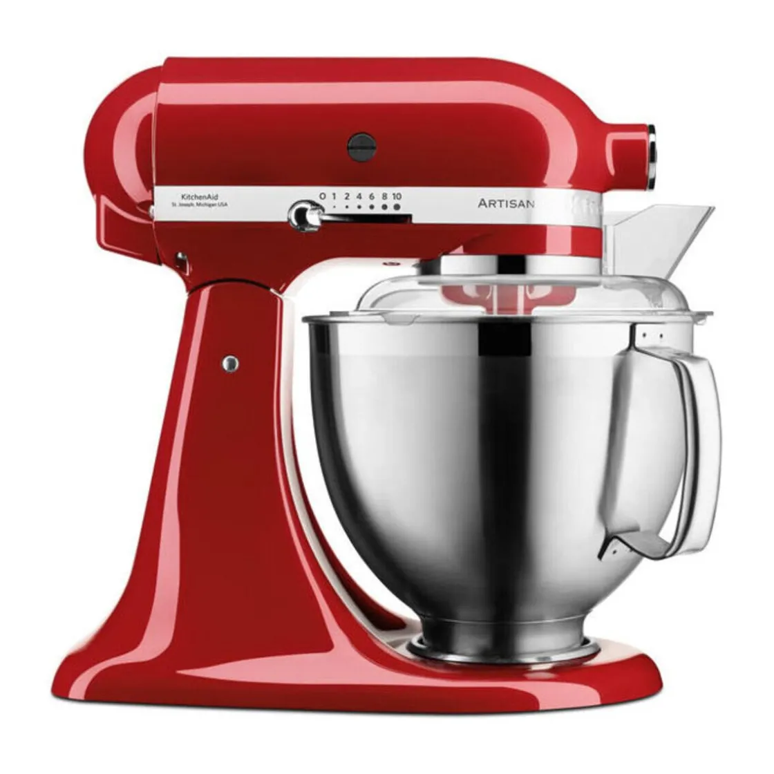 KitchenAid Küchenmaschine 4,8 l 300 W Artisan Premium Empire Rot
