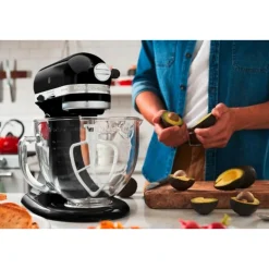 Küchenmaschinen|Meal Prep<KitchenAid Küchenmaschine 4,8 l 300 W Artisan Premium Onyx Schwarz