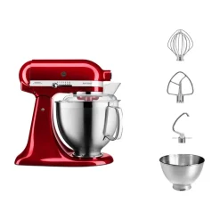 Weihnachtsbäckerei|Weihnachtsbäckerei<KitchenAid Küchenmaschine 4,8 l 300 W Artisan Premium Liebesapfelrot