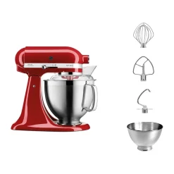 Küchenmaschinen|Pizza<KitchenAid Küchenmaschine 4,8 l 300 W Artisan Premium Empire Rot