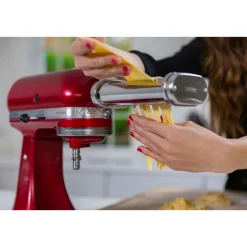 Kochwelt Entdecken<KitchenAid Nudelvorsatz 5KSMPRA mit 3 Walzen Edelstahl