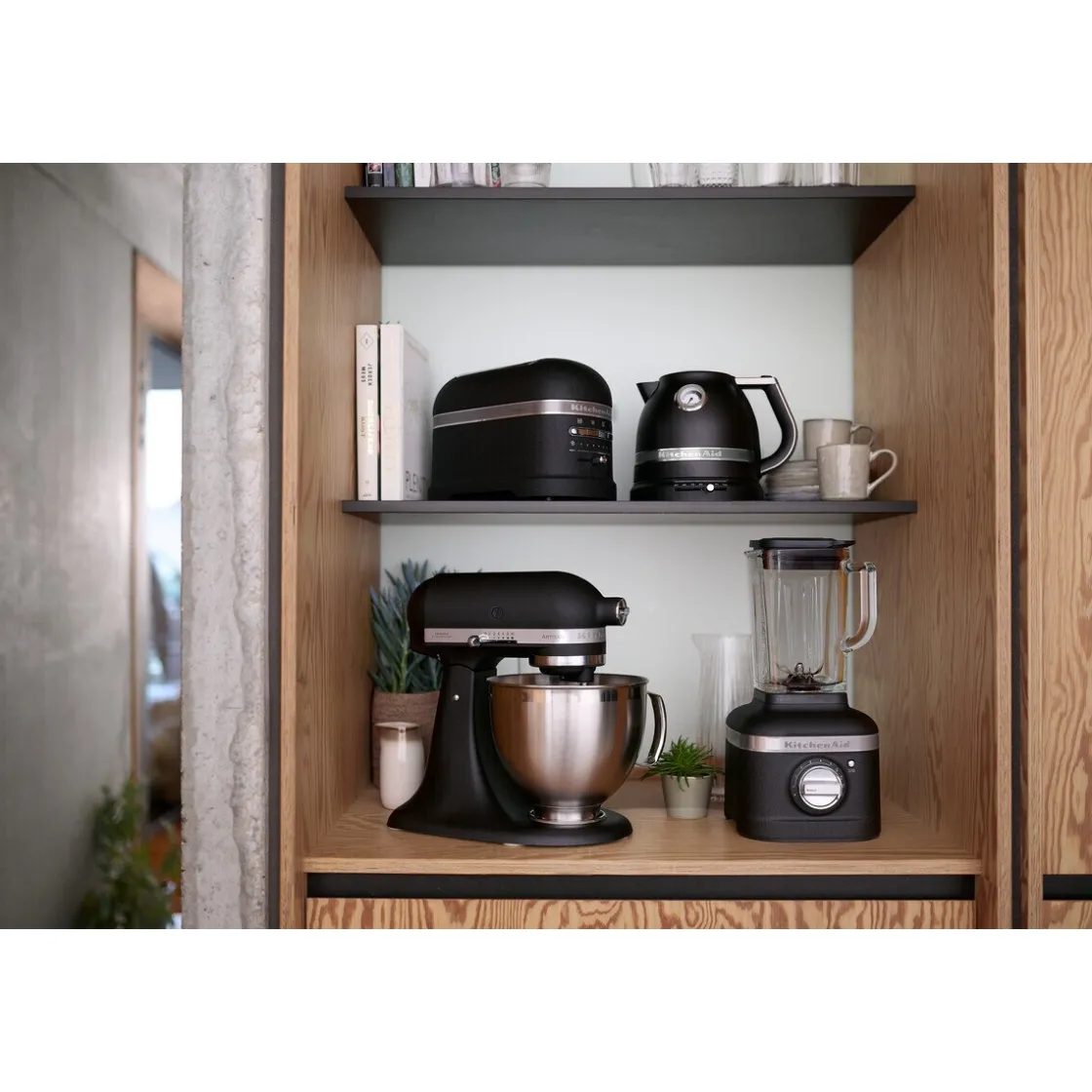 Essentials<KitchenAid Standmixer K400 1,4 l 1200 W Artisan Schwarz
