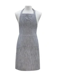 Ladelle Schürze 74x85 cm Lina Stripe marineblau