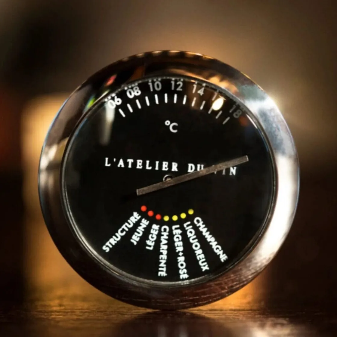 Messer & Co. Entdecken<L'atelier du vin Weinthermometer 20 cm edelstahl