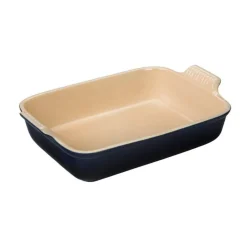 Le Creuset Auflaufform rechteckig 24x32cm schwarz glänzend