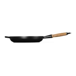 Le Creuset Bratpfanne 28 cm m. Holzgriff Signature schwarz