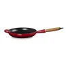 Le Creuset Bratpfanne 24cm m. Holzgriff kirschrot Guss