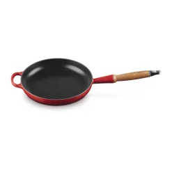 Le Creuset Bratpfanne 24cm m. Holzgriff kirschrot Guss