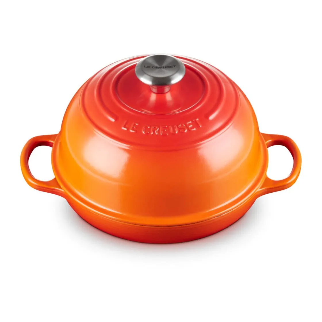 Le Creuset Brot Bräter 24 cm Signature Ofenrot