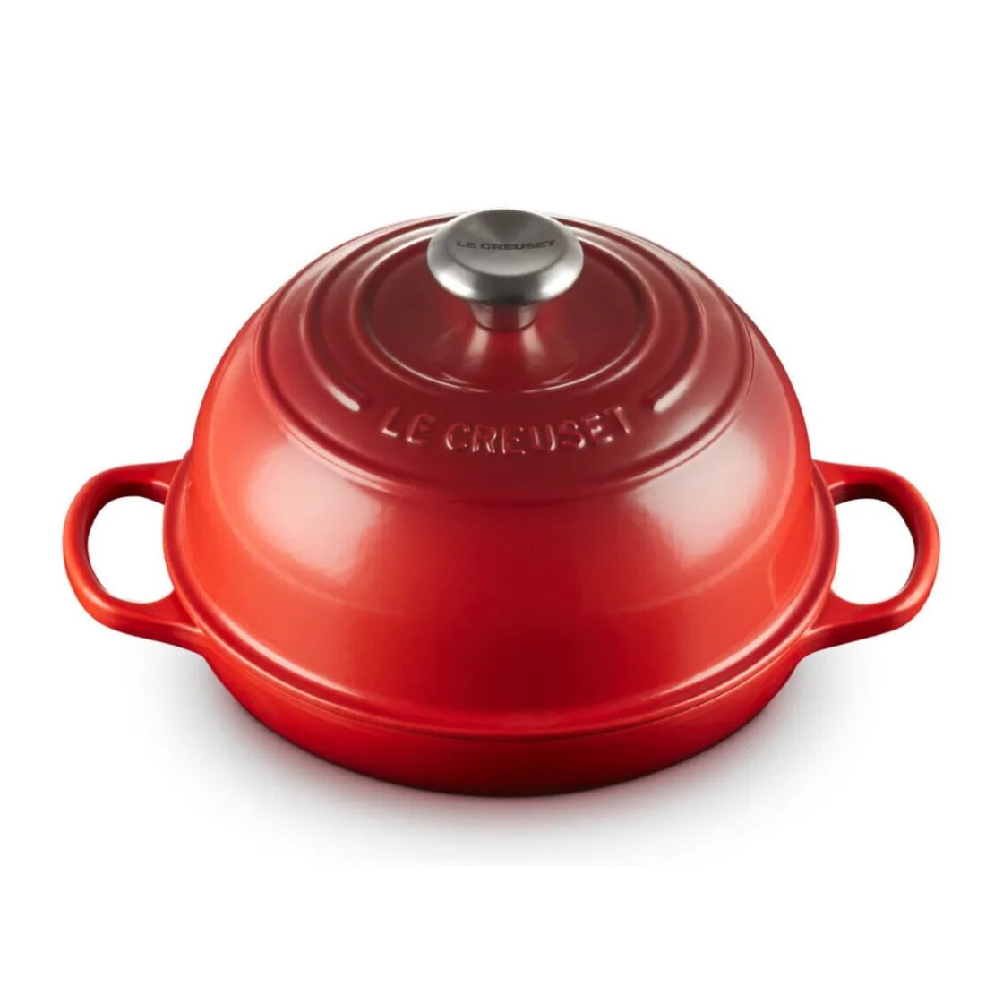 Le Creuset Brot Bräter 24 cm Signature kirschrot