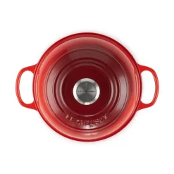 Le Creuset Brot Bräter 24 cm Signature kirschrot