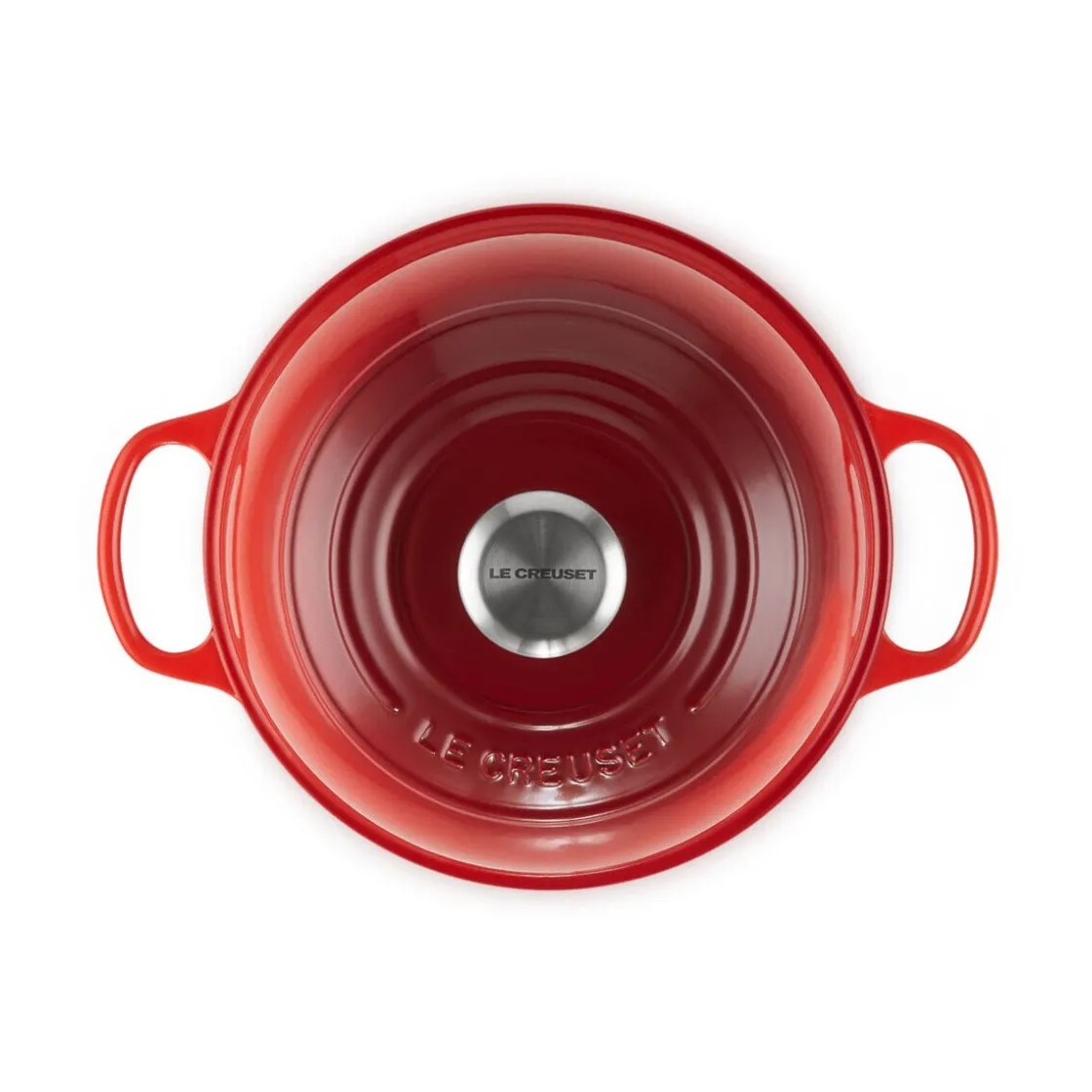 Le Creuset Brot Bräter 24 cm Signature kirschrot