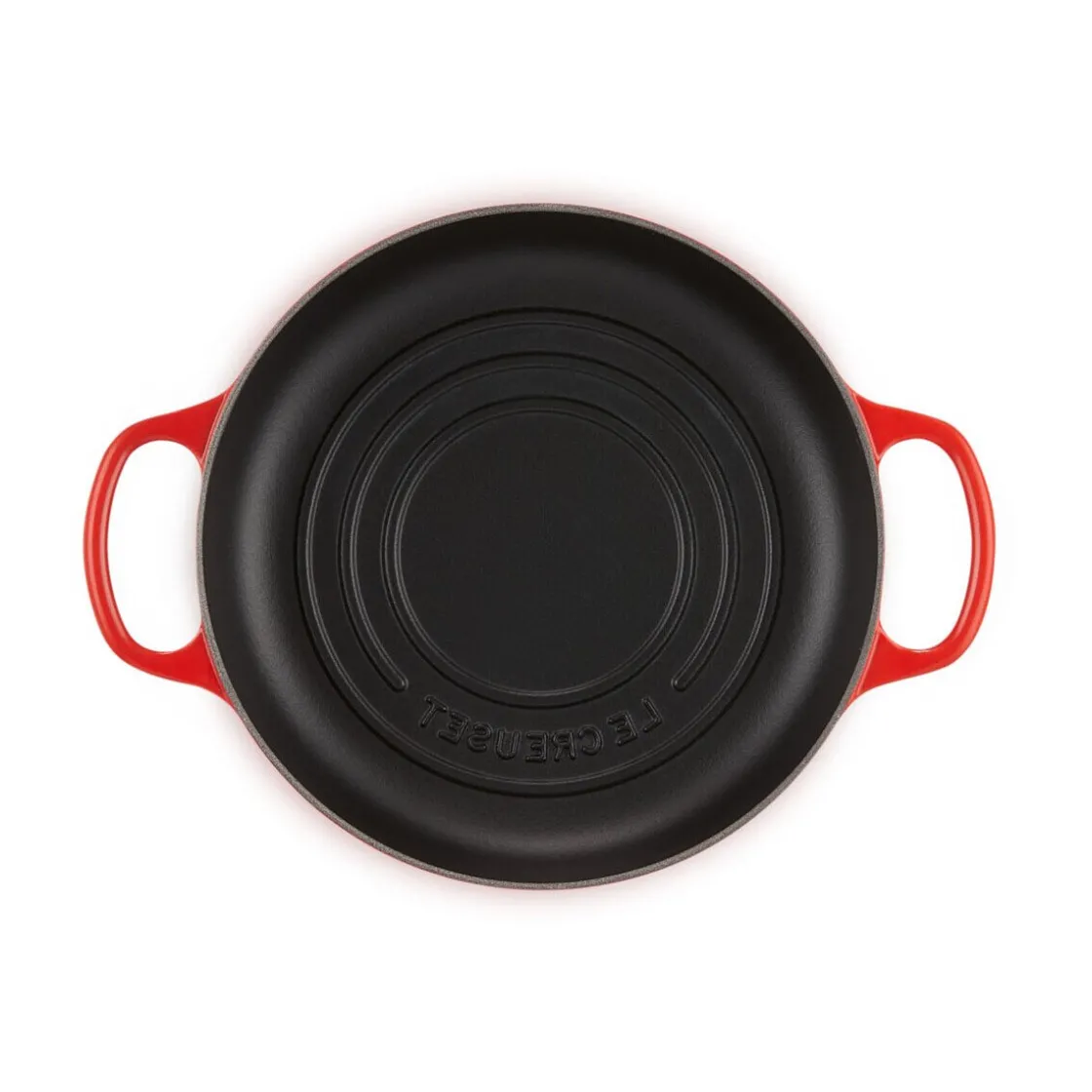 Le Creuset Brot Bräter 24 cm Signature kirschrot