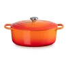Bestseller<Le Creuset Bräter mit Deckel 31 cm Signature Ofenrot