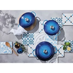 Kochwelt Entdecken|Weihnachten<Le Creuset Bräter mit Deckel 28 cm Signature azure