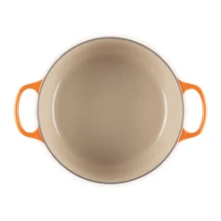 Bräter<Le Creuset Bräter mit Deckel 28 cm Signature Ofenrot