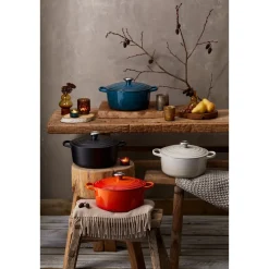 Bräter<Le Creuset Bräter mit Deckel 28 cm Signature Ofenrot