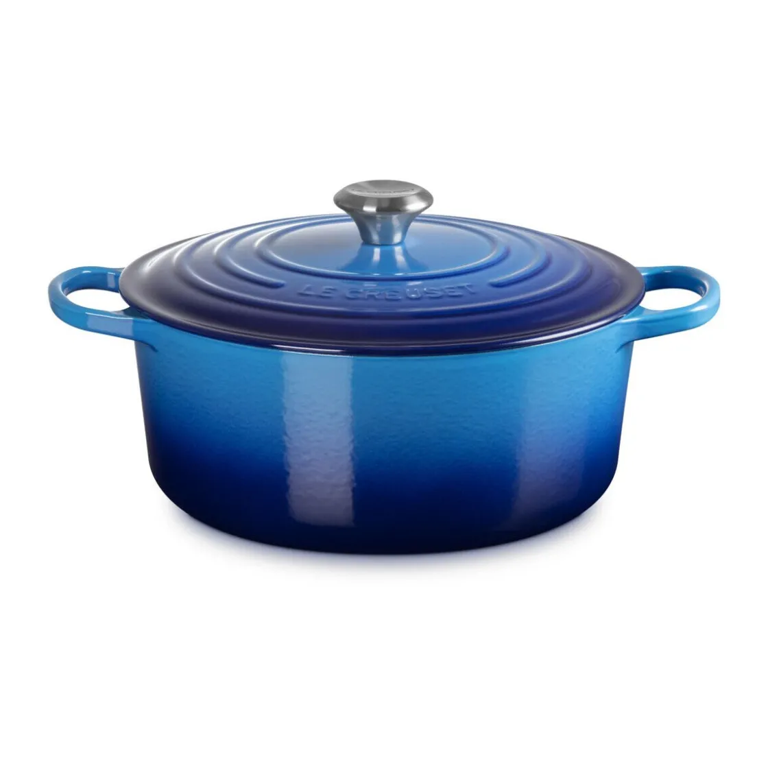 Le Creuset Bräter mit Deckel 28 cm Signature azure