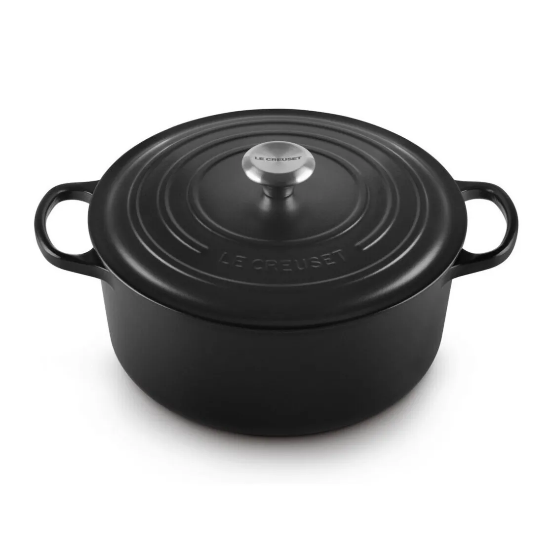 Le Creuset Bräter mit Deckel 28 cm Signature Schwarz