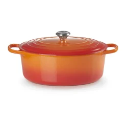 Le Creuset Bräter mit Deckel 33 cm Signature Ofenrot