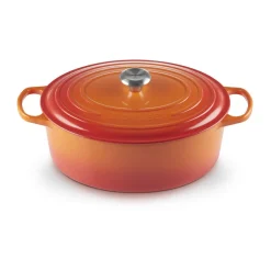 Le Creuset Bräter mit Deckel 33 cm Signature Ofenrot