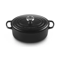 Le Creuset Bräter mit Deckel 31 cm Signature Schwarz