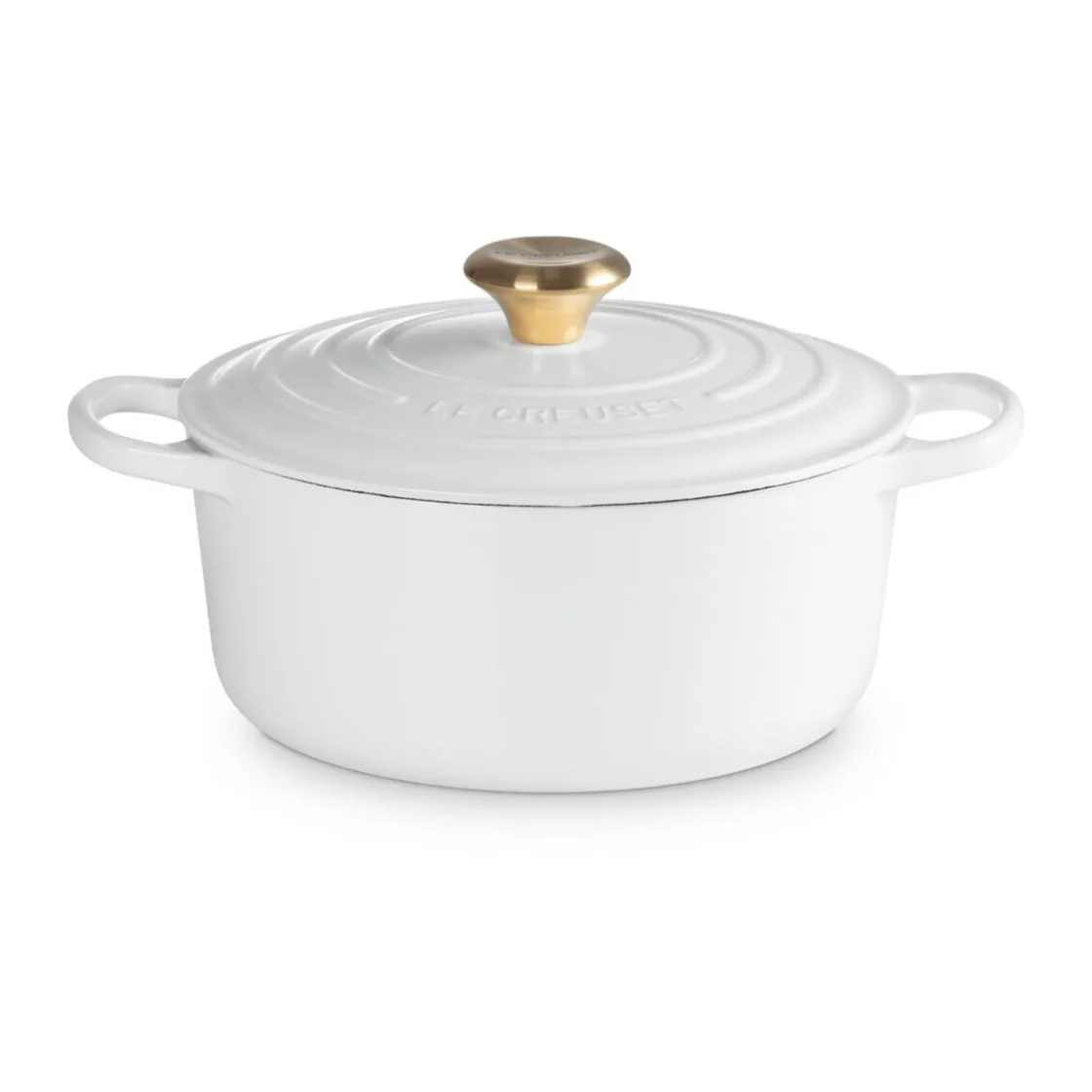 Le Creuset Bräter mit Deckel 24 cm Signature White