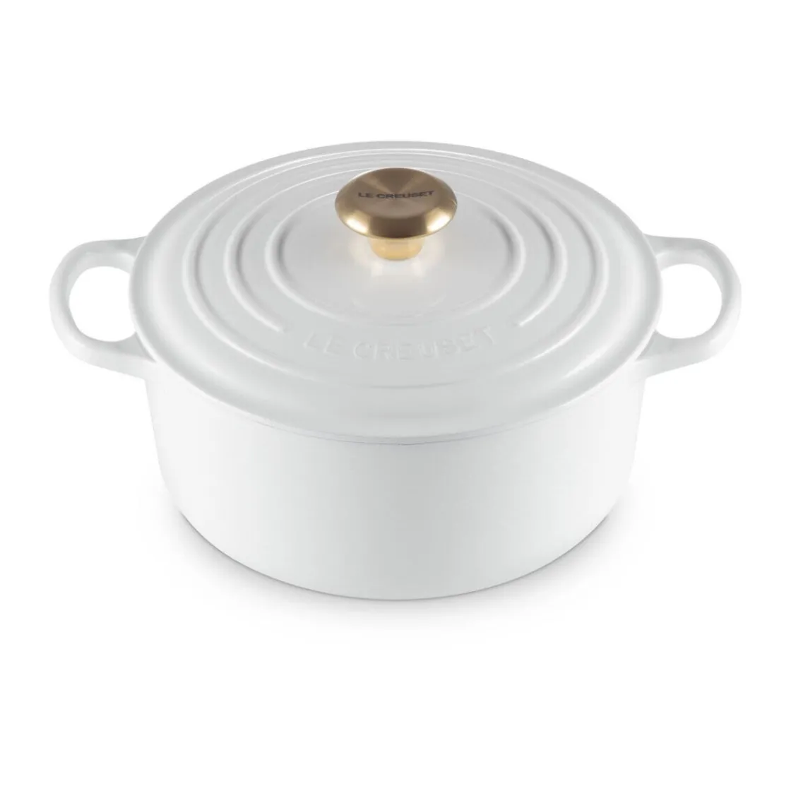 Le Creuset Bräter mit Deckel 24 cm Signature White