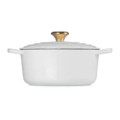 Le Creuset Bräter mit Deckel 24 cm Signature White
