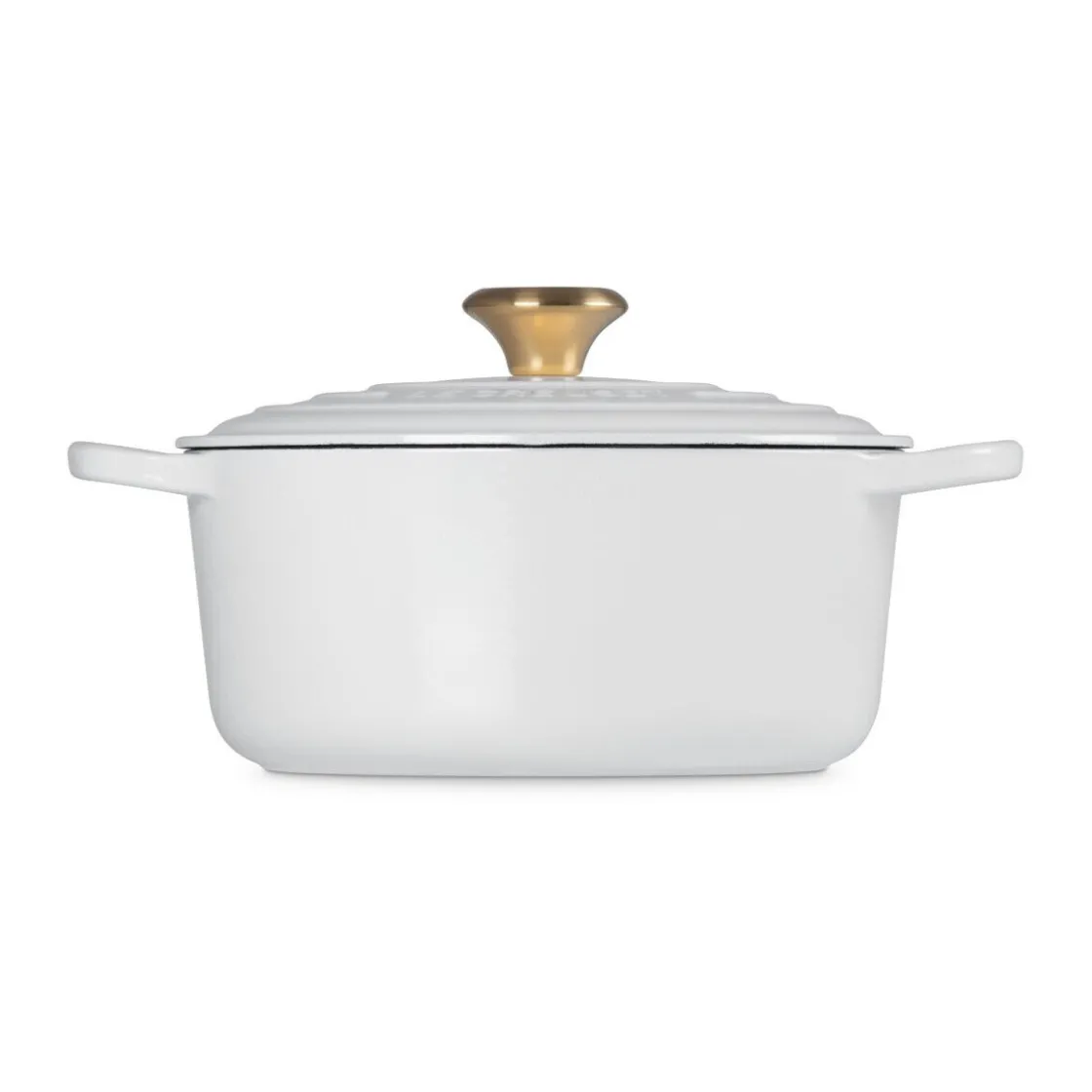 Le Creuset Bräter mit Deckel 24 cm Signature White