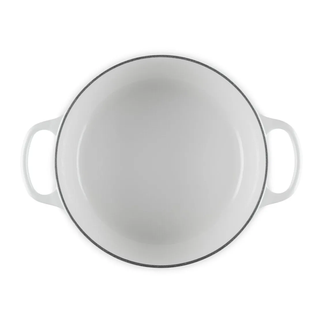 Le Creuset Bräter mit Deckel 24 cm Signature White