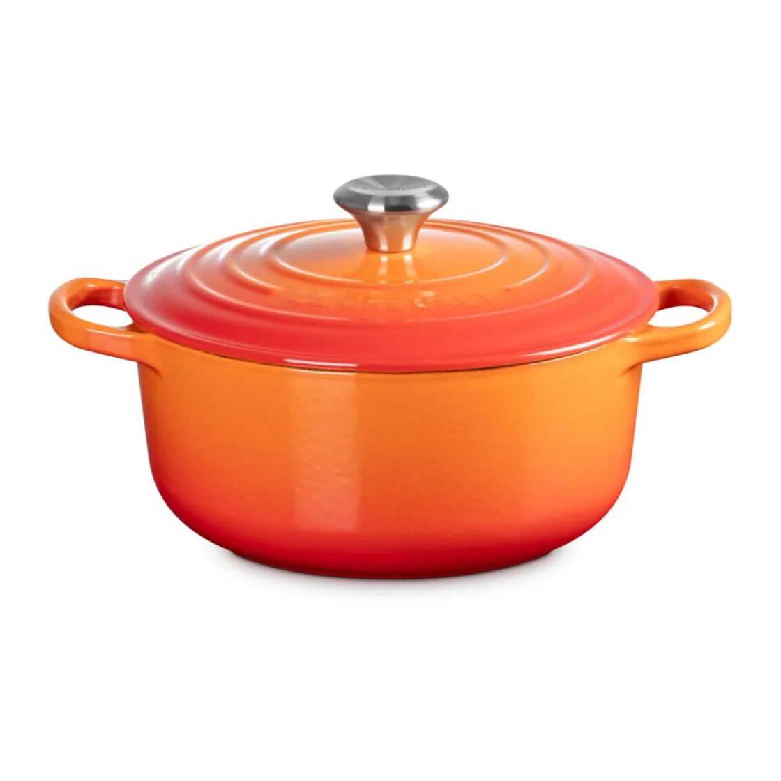 Le Creuset Bräter mit Deckel 20 cm Signature Ofenrot