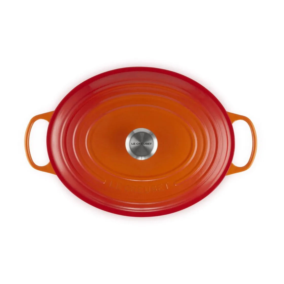 Kochwelt Entdecken<Le Creuset Bräter mit Deckel 33 cm Signature Ofenrot