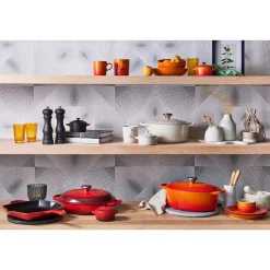 Kochwelt Entdecken<Le Creuset Bräter mit Deckel 33 cm Signature Ofenrot