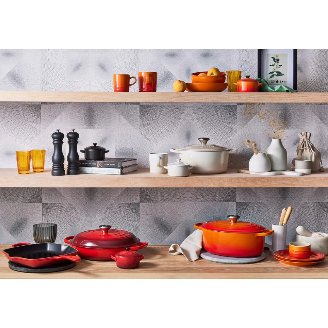 Kochwelt Entdecken<Le Creuset Bräter mit Deckel 33 cm Signature Ofenrot