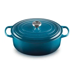 Bräter<Le Creuset Bräter mit Deckel 31 cm Signature Deep Teal