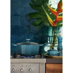 Bräter<Le Creuset Bräter mit Deckel 31 cm Signature Deep Teal