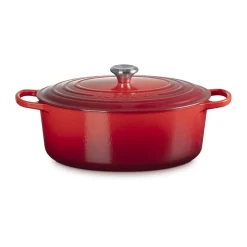 Le Creuset Bräter mit Deckel 33 cm Signature Kirschrot