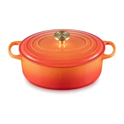Le Creuset Bräter mit Deckel 29 cm Signature Limited Edition Flamme Dorée