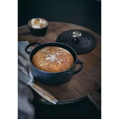 Le Creuset Bräter mit Deckel 20 cm Signature Schwarz