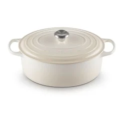 Bräter<Le Creuset Bräter mit Deckel 33 cm Signature Meringue