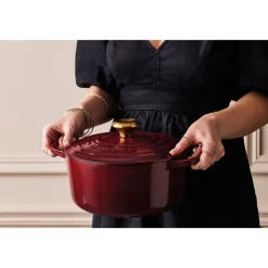 Bräter<Le Creuset Bräter mit Deckel 24 cm Signature Rhone