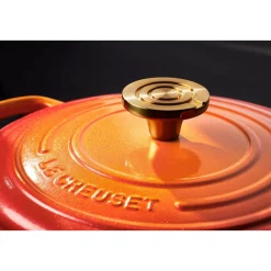 Kochwelt Entdecken<Le Creuset Bräter mit Deckel 20 cm Signature Limited Edition Flamme Dorée