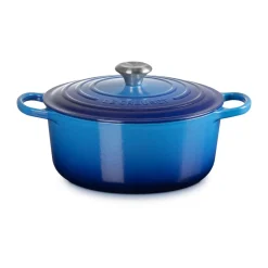 Kochwelt Entdecken|Bräter<Le Creuset Bräter mit Deckel 26 cm Signature azure