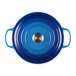 Kochwelt Entdecken|Bräter<Le Creuset Bräter mit Deckel 26 cm Signature azure