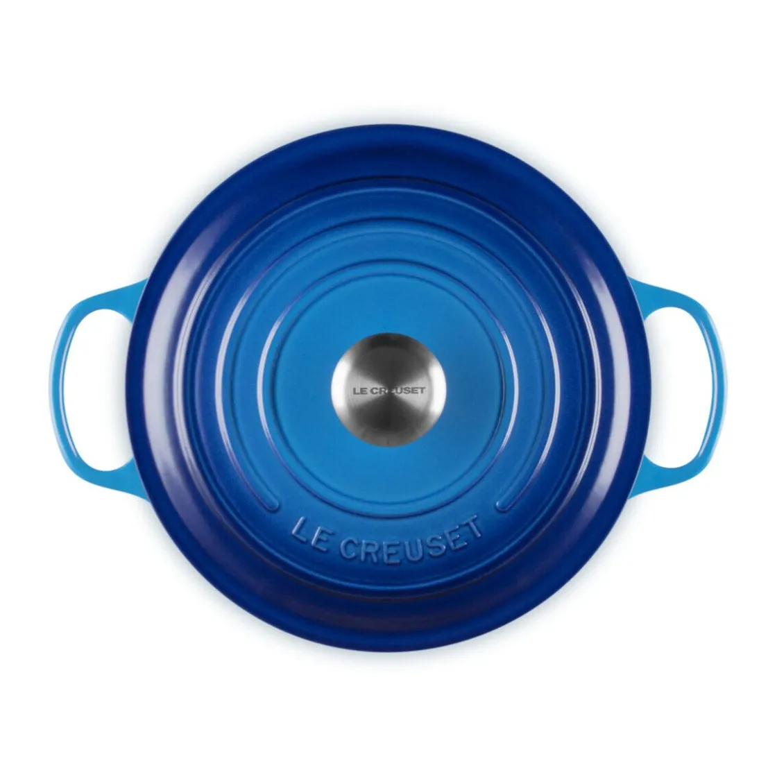 Kochwelt Entdecken|Bräter<Le Creuset Bräter mit Deckel 26 cm Signature azure