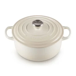 Le Creuset Bräter mit Deckel 26 cm Signature Meringue