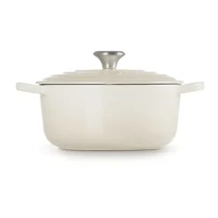 Le Creuset Bräter mit Deckel 26 cm Signature Meringue