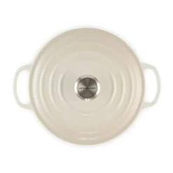 Le Creuset Bräter mit Deckel 26 cm Signature Meringue